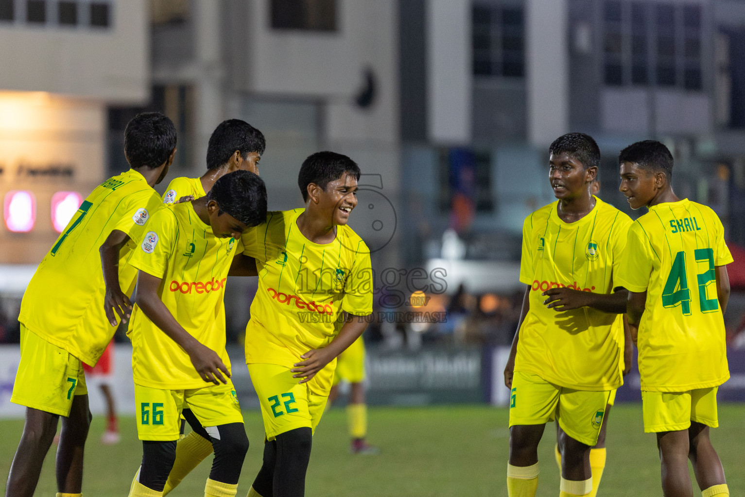 Maziya vs Hurriya (U14) in Day 4 of Dhivehi Youth League 2024 held at Henveiru Stadium on Thursday, 28th November 2024. Photos: Shuu Abdul Sattar/ Images.mv