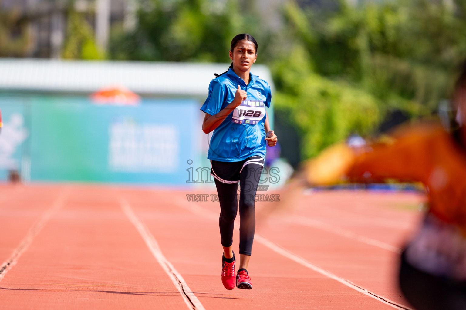 Day 3 of MWSC Interschool Athletics Championships 2024 held in Hulhumale Running Track, Hulhumale, Maldives on Monday, 11th November 2024. 
Photos by: Hassan Simah / Images.mv