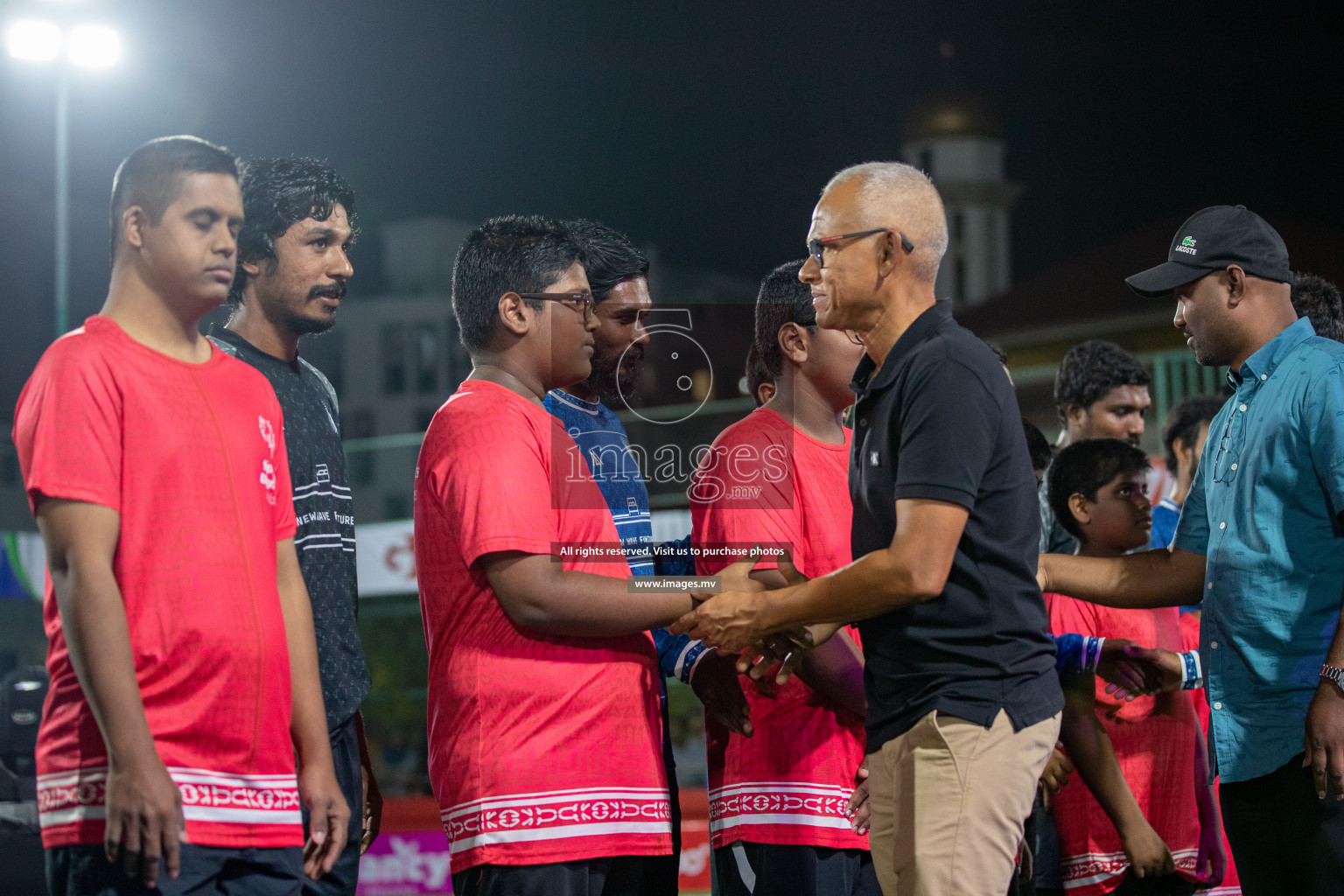 Opening of Sonee Sports Golden Futsal Challenge 2023 held on 4th Feb 2023 in Hulhumale, Male', Maldives. Photos by Nausham Waheed