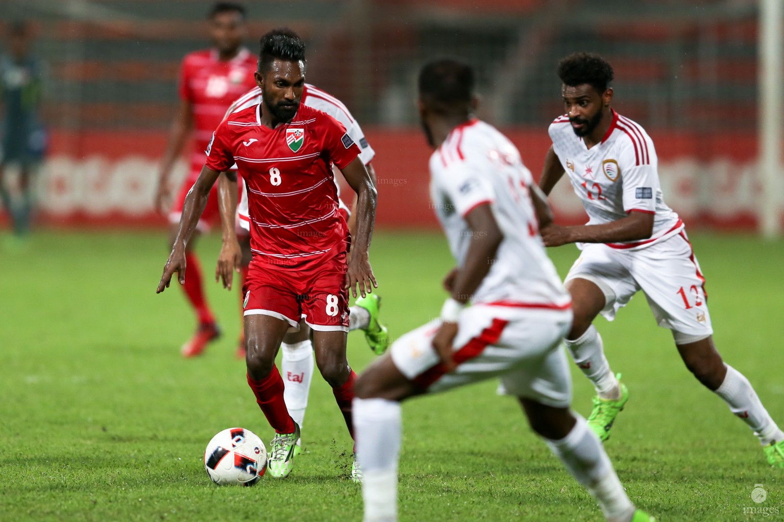 Asian Cup Qualifier between Maldives and Oman in National Stadium, on 10 October 2017 Male' Maldives. ( Images.mv Photo: Abdulla Abeedh )