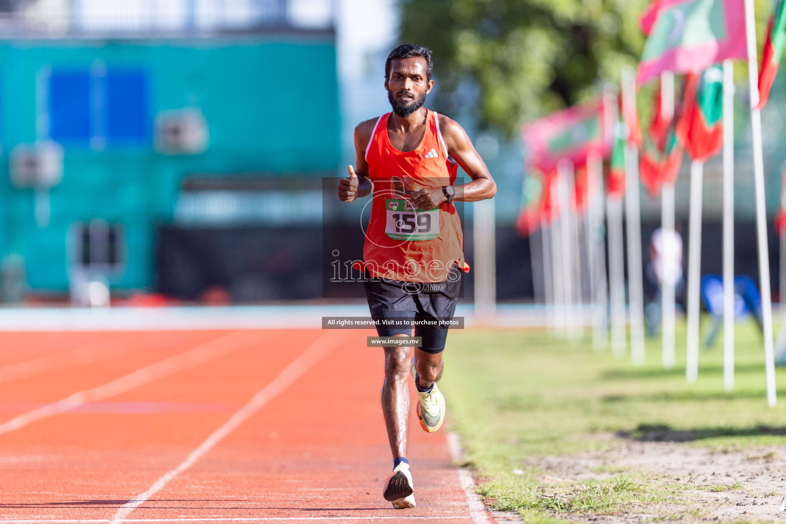 Day 2 of National Athletics Championship 2023 was held in Ekuveni Track at Male', Maldives on Saturday, 25th November 2023. Photos: Nausham Waheed / images.mv