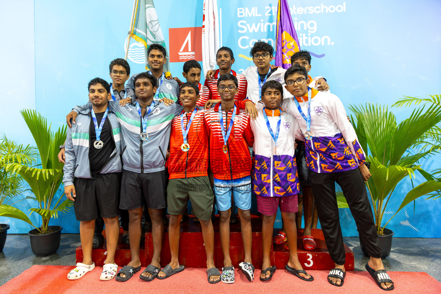 Day 5 of BML 21st Interschool Swimming Competition 2025 was held in Hulhumale' Swimming Pool, Hulhumale', Maldives on Wednesday, 15th October 2025.
Photos: Ismail Thoriq, Hassan Simah / images.mv