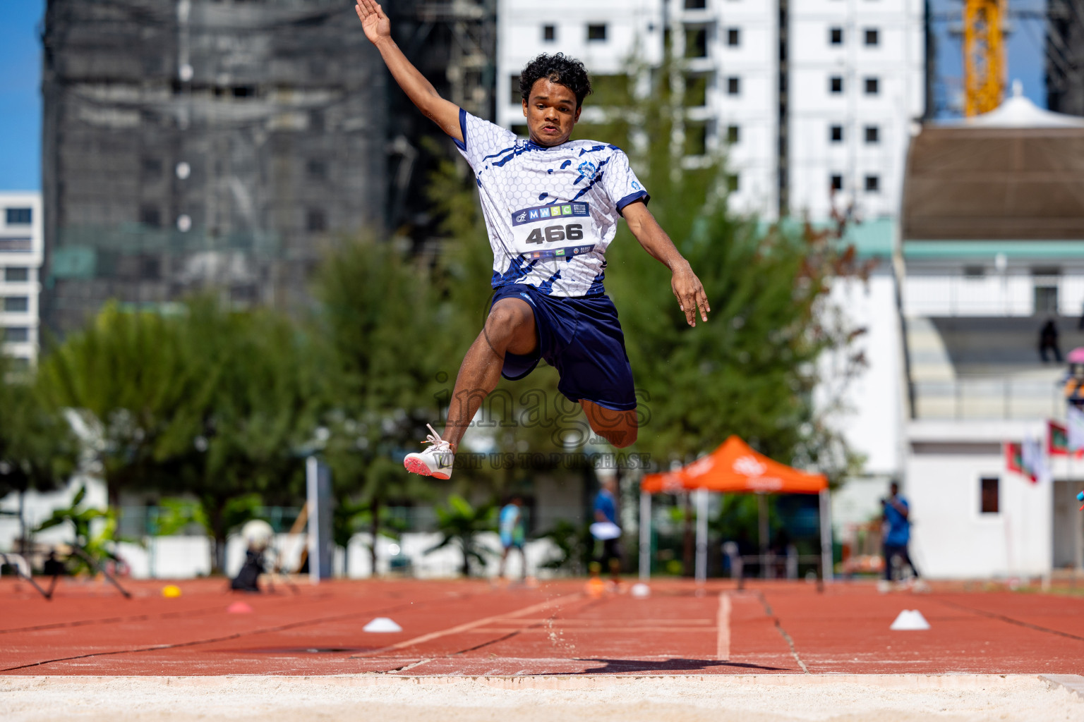 Day 2 of MWSC Interschool Athletics Championships 2024 held in Hulhumale Running Track, Hulhumale, Maldives on Sunday, 10th November 2024. 
Photos by:  Hassan Simah / Images.mv