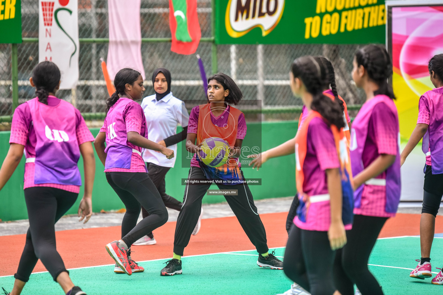 Day 10 of Junior Netball Championship 2022 held in Male', Maldives. Photos by Nausham Waheed