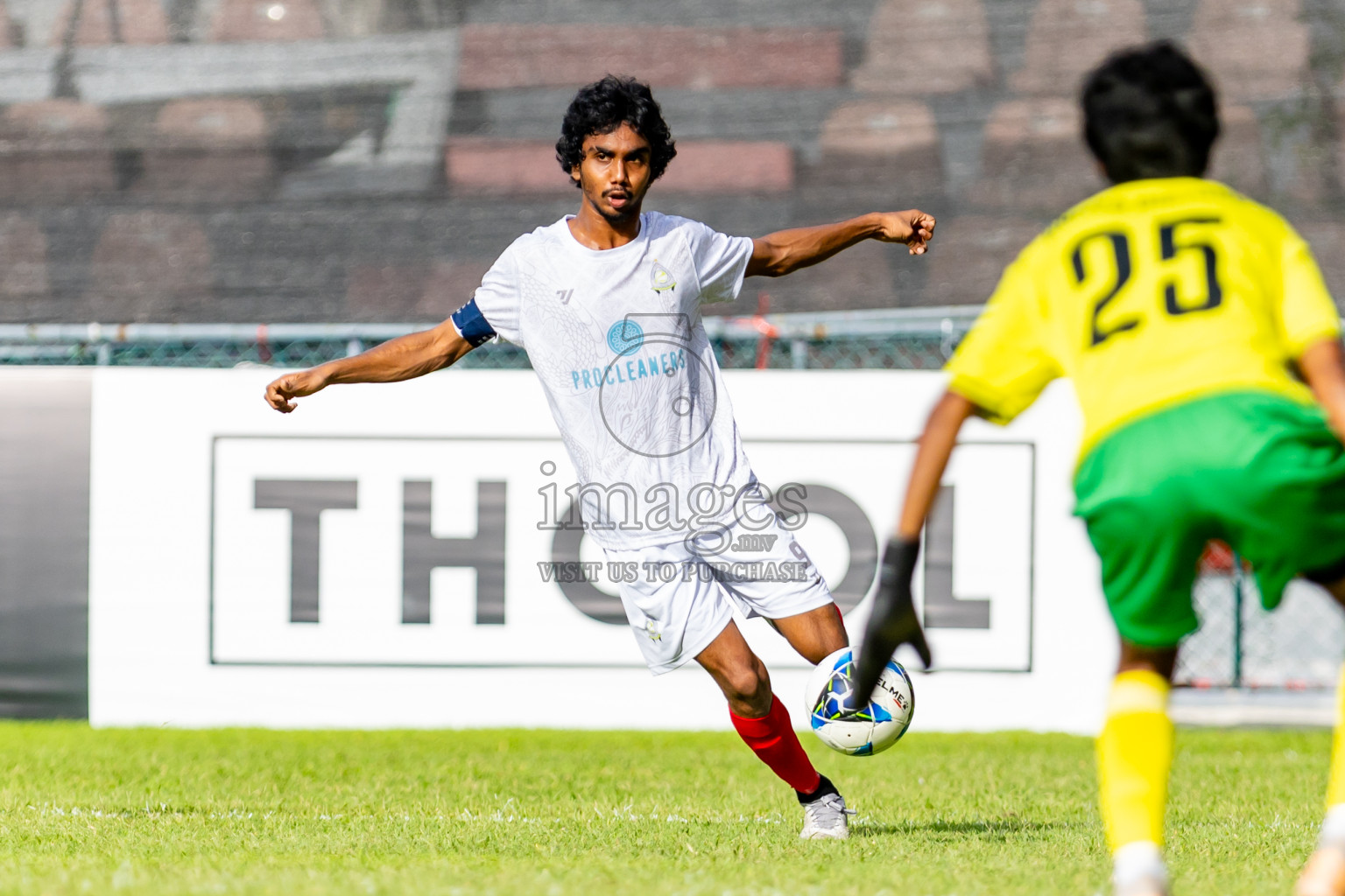 United Victory vs Club Green Street in Day 4 of Under 19 Youth Championship 2024 was held at National Stadium in Male', Maldives on Thursday, 13th June 2024. Photos: Nausham Waheed / images.mv