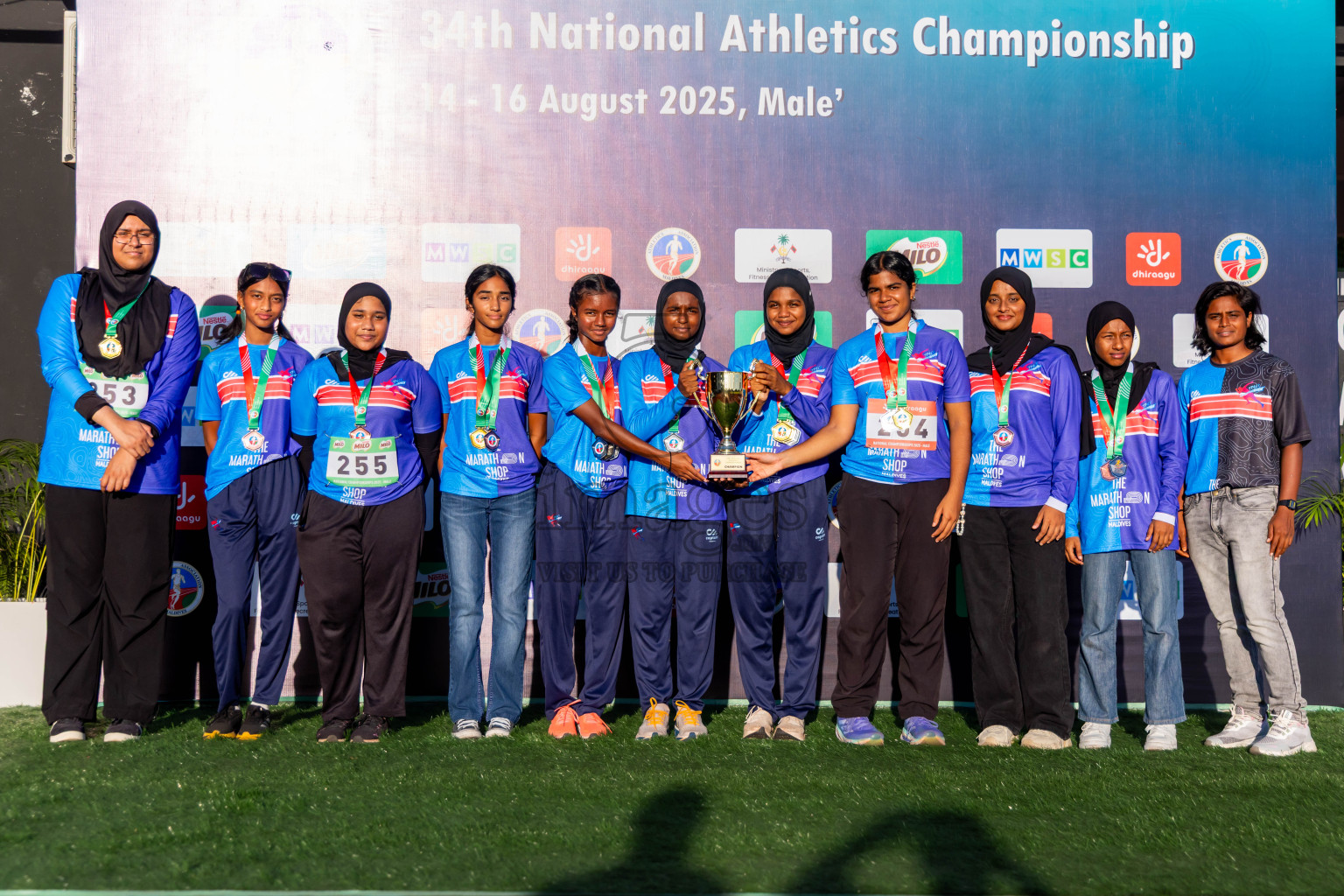 Day 3 of National Athletics Championship 2025 was held at Ekuveni Running Ground in Male', Maldives on Saturday, 16th August 2025. Photos: Nausham Waheed / images.mv