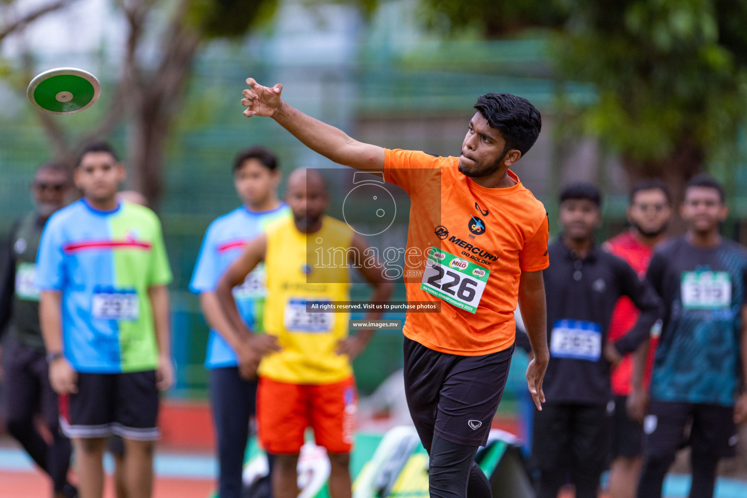 Day 2 of National Athletics Championship 2023 was held in Ekuveni Track at Male', Maldives on Friday, 24th November 2023. Photos: Nausham Waheed / images.mv