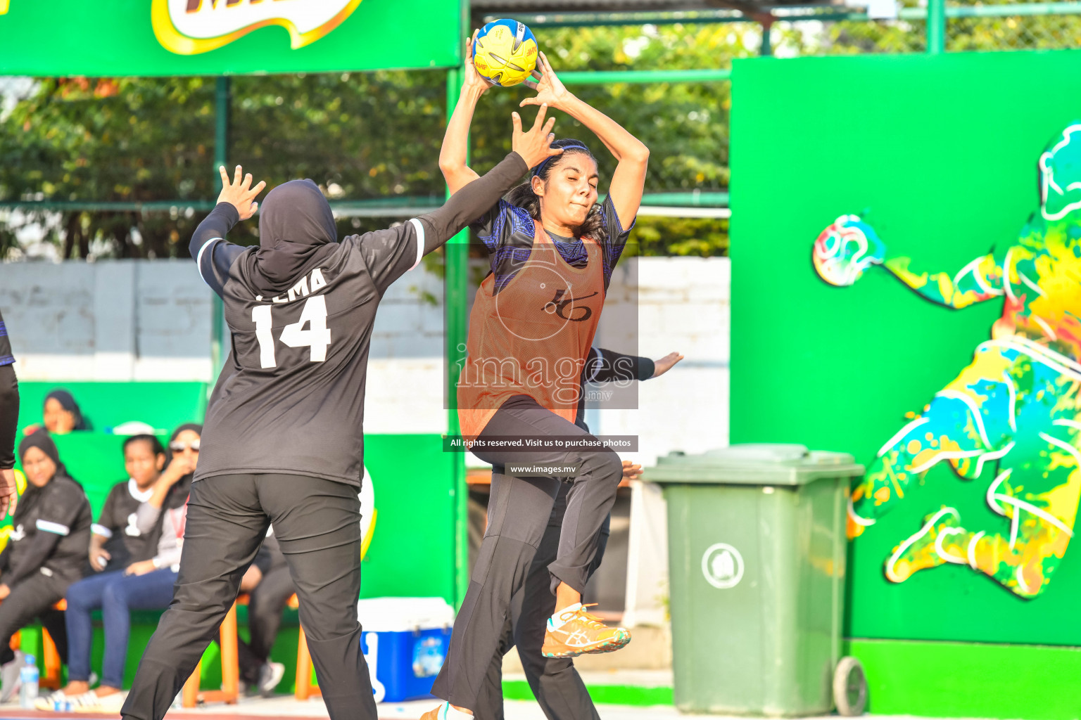 Day 4 of Milo 6th Inter Office Handball Tournament 2022 - Photos by  Nausham Waheed