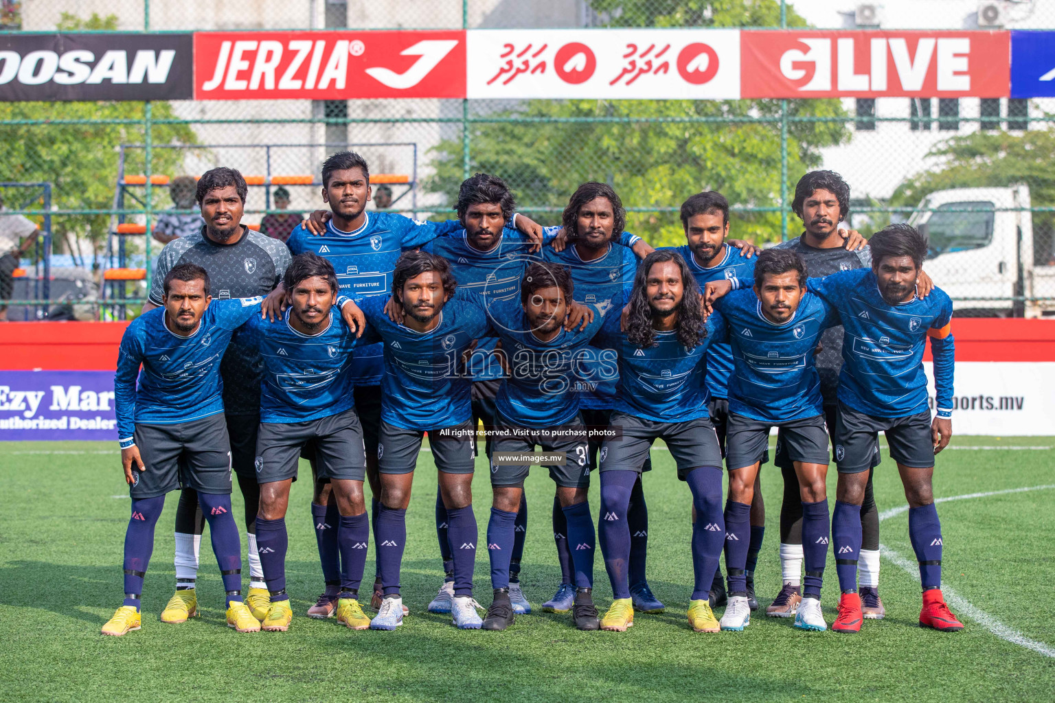 K. Gaafaru vs K.Guraidhoo in Day 6 of Golden Futsal Challenge 2023 on 10 February 2023 in Hulhumale, Male, Maldives