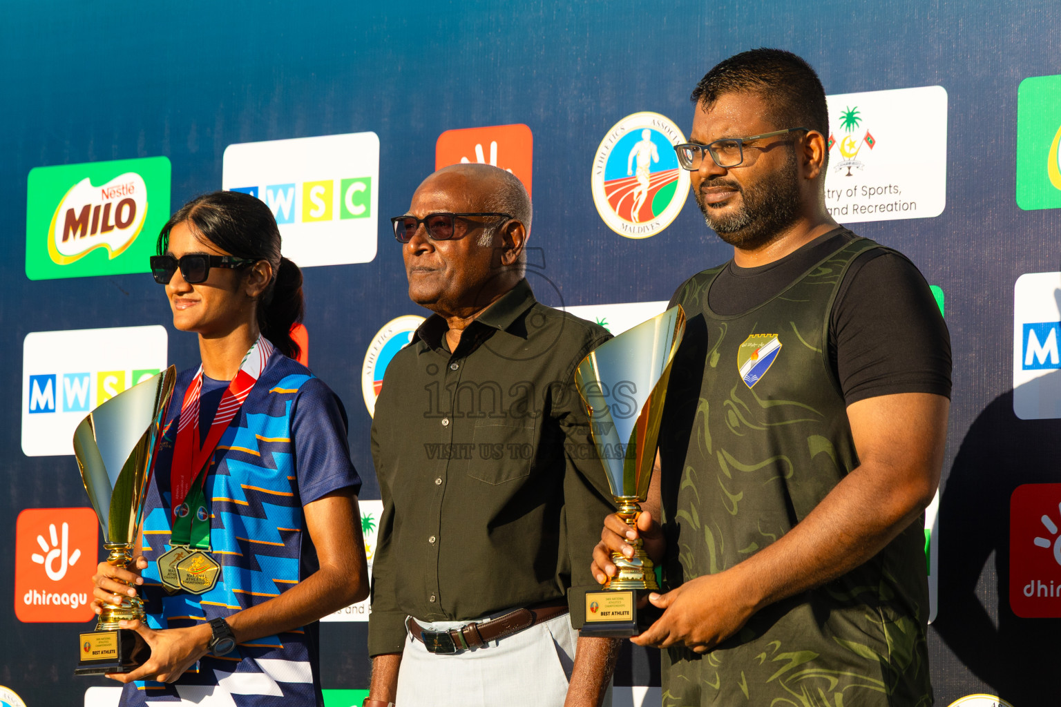 Day 3 of National Athletics Championship 2025 was held at Ekuveni Running Ground in Male', Maldives on Saturday, 16th August 2025. Photos: Hasni / images.mv