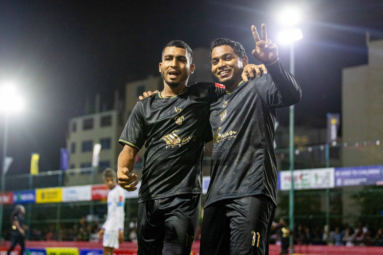 HA Utheem VS HA Ihavandhoo in Day 13 of Golden Futsal Challenge 2024 was held on Saturday, 27th January 2024, in Hulhumale', Maldives Photos: Nausham Waheed / images.mv