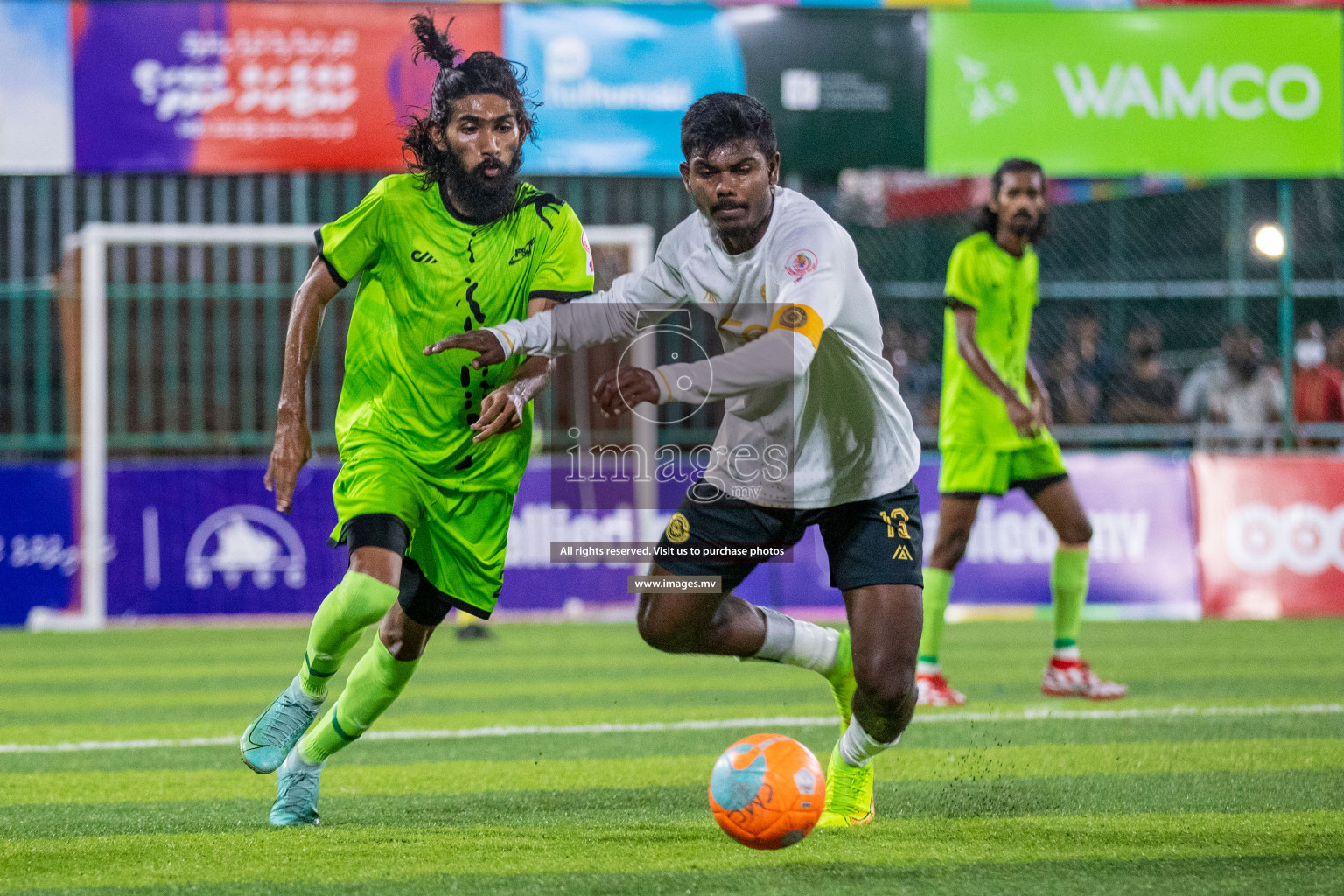 Team FSM Vs Prisons Club in the Semi Finals of Club Maldives 2021 held in Hulhumale, Maldives on 15 December 2021. Photos: Ismail Thoriq / images.mv