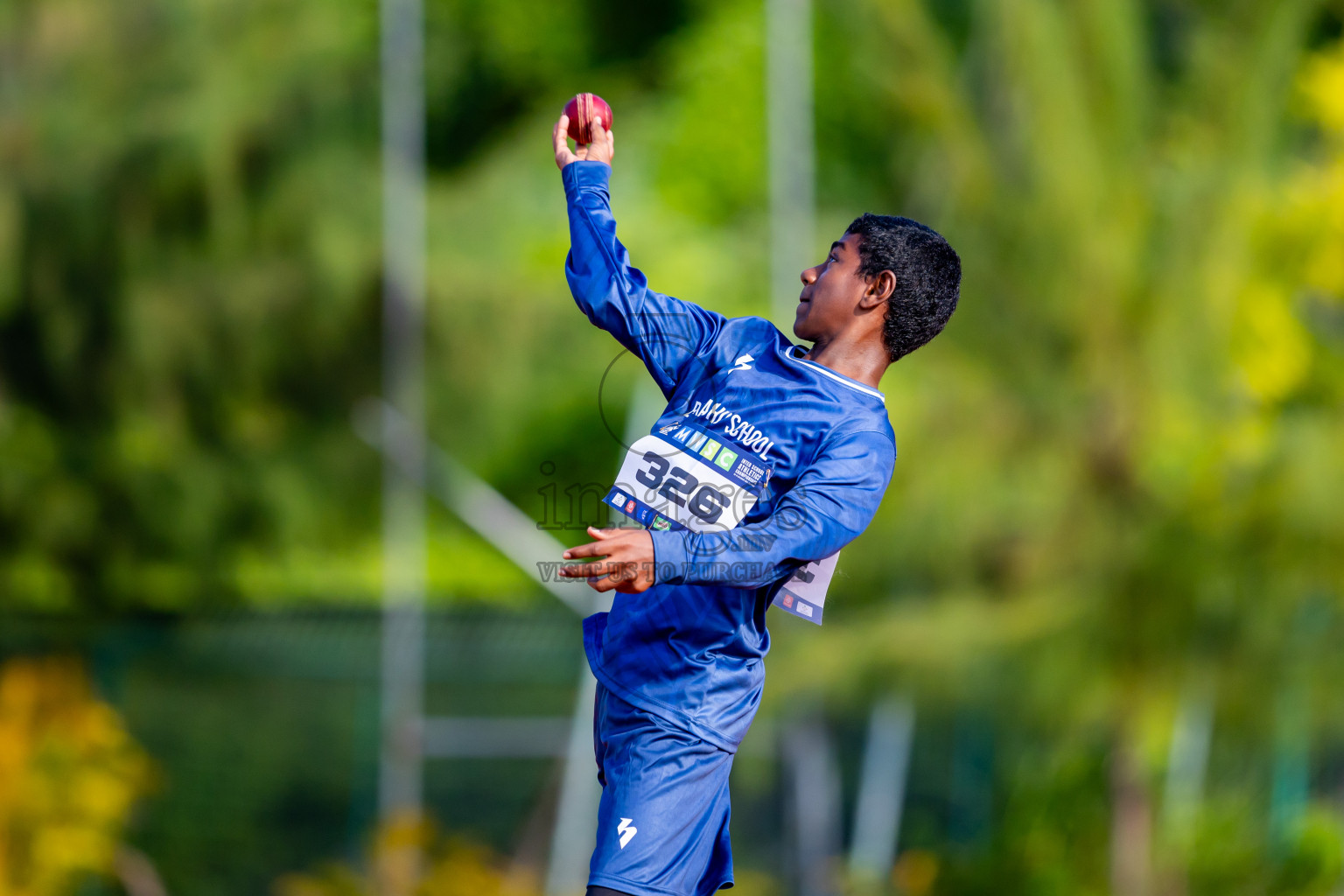 Day 6 of MWSC Interschool Athletics Championships 2024 held in Hulhumale Running Track, Hulhumale, Maldives on Thursday, 14th November 2024. Photos by: Nausham Waheed / Images.mv