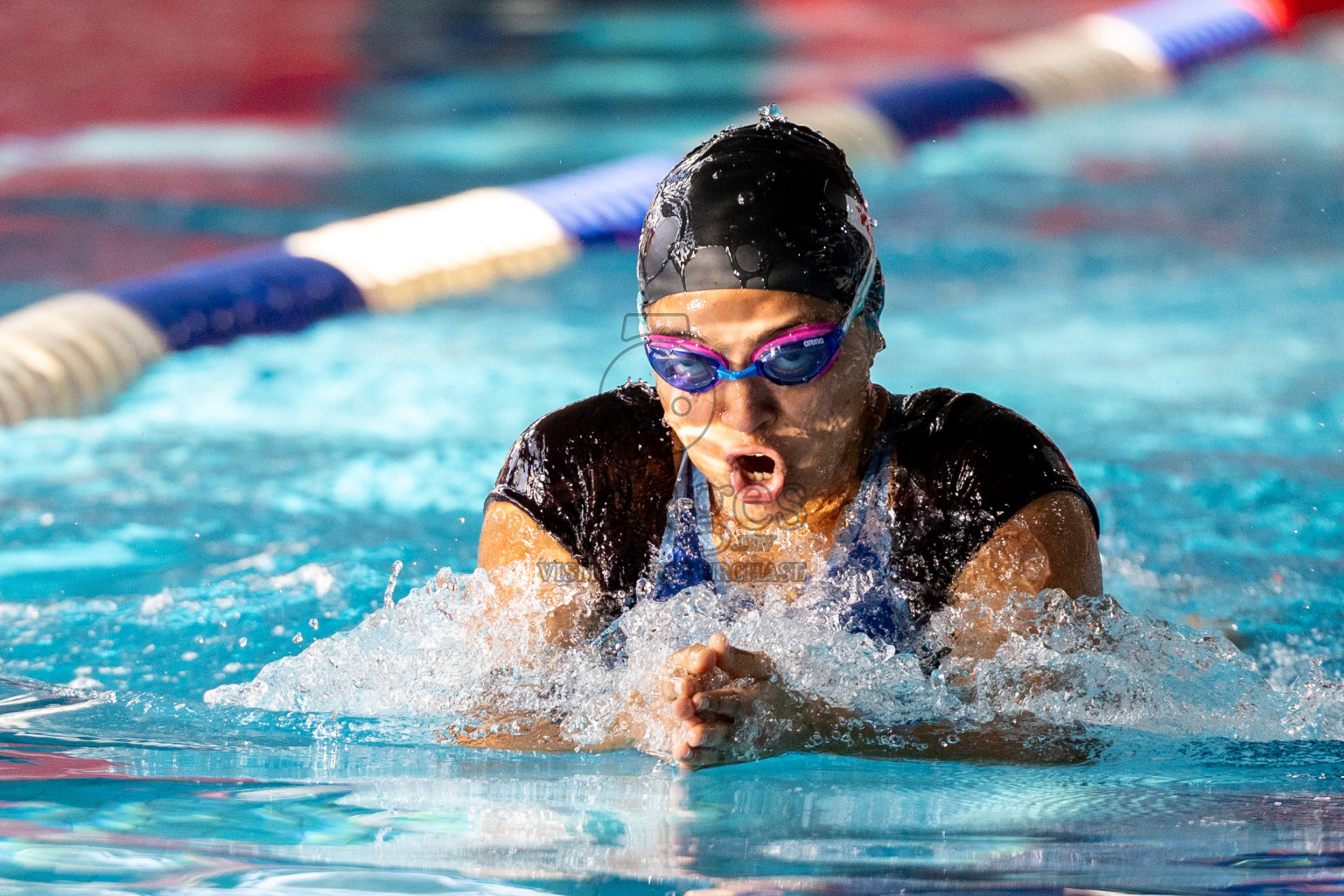 Day 7 of National Swimming Competition 2024 held in Hulhumale', Maldives on Thursday, 19th December 2024.
Photos: Ismail Thoriq / images.mv