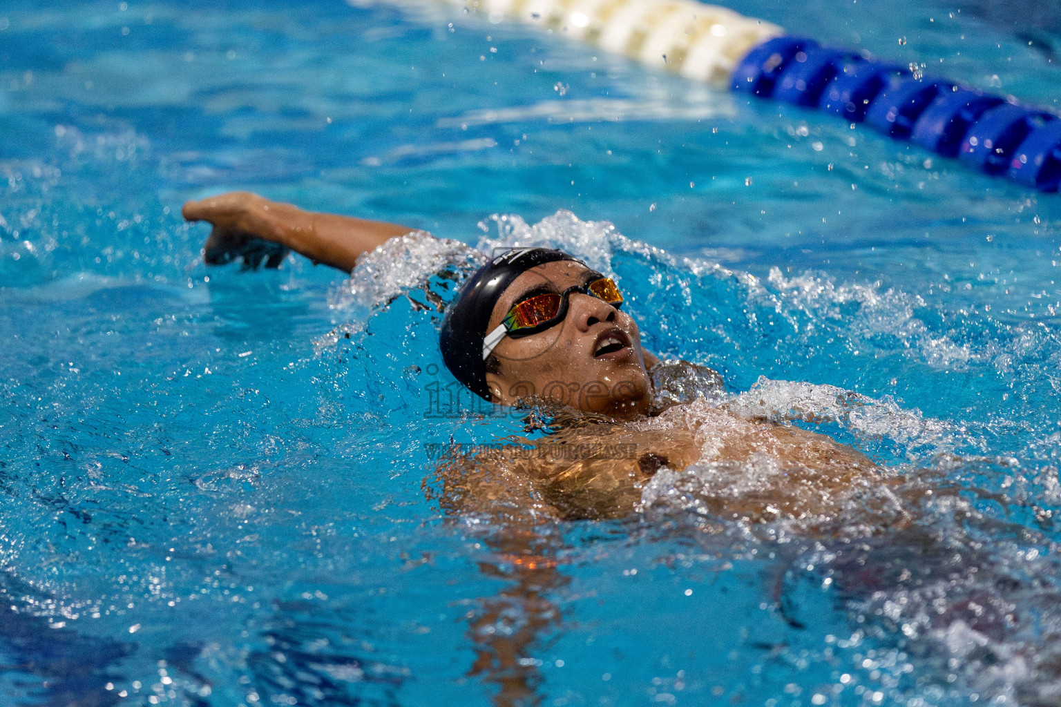 Day 2 of National Swimming Competition 2024 held in Hulhumale', Maldives on Saturday, 14th December 2024. Photos: Hassan Simah / images.mv