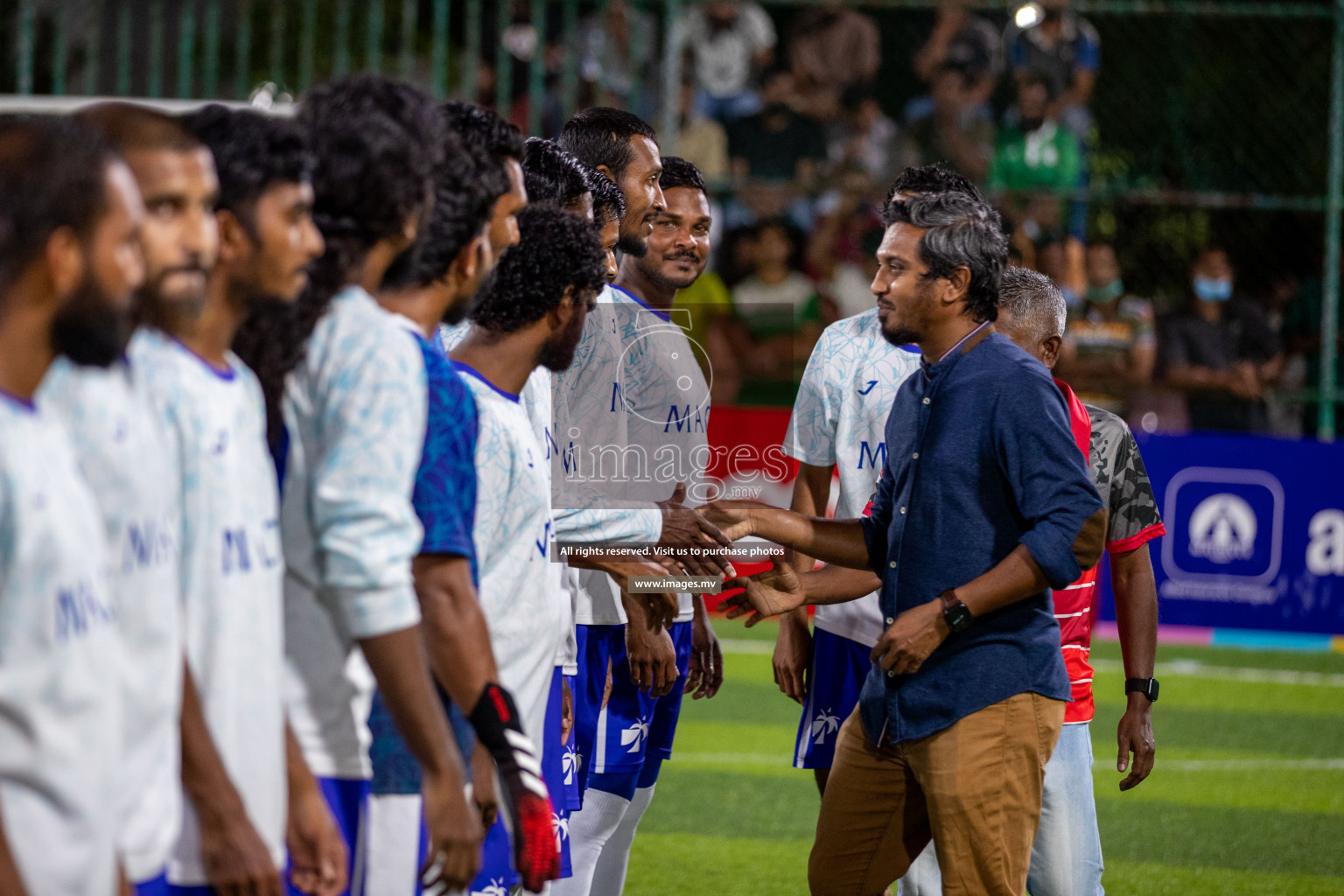 Prison Club vs MACL in the Quarter Finals of Club Maldives 2021 held at Hulhumale;, on 12th December 2021 Photos: Ismail Thoriq / images.mv