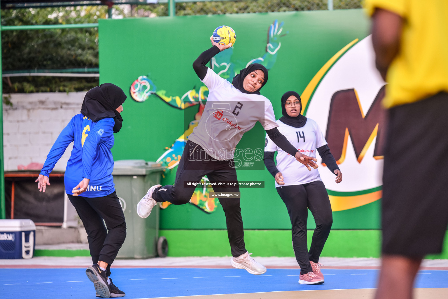 Day 3 of Milo 6th Inter Office Handball Tournament 2022 - Photos by Nausham Waheed