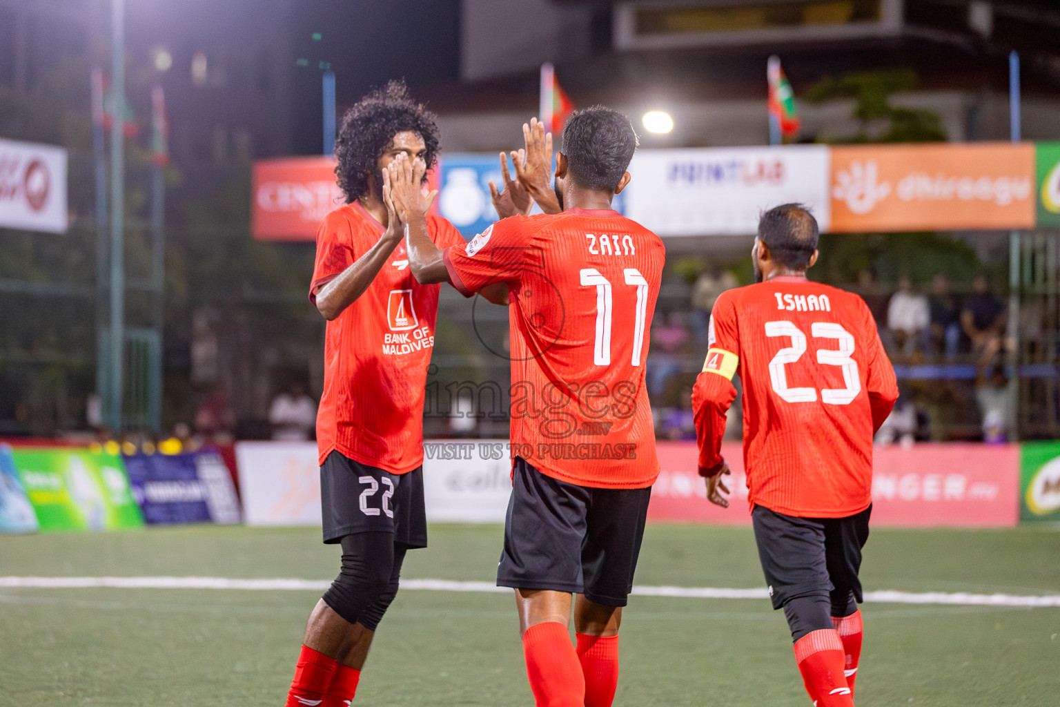 United BML vs Team MTCC in Club Maldives Cup 2024 held in Rehendi Futsal Ground, Hulhumale', Maldives on Saturday, 28th September 2024. 
Photos: Hassan Simah / images.mv