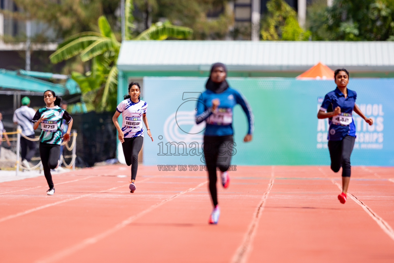 Day 3 of MWSC Interschool Athletics Championships 2024 held in Hulhumale Running Track, Hulhumale, Maldives on Monday, 11th November 2024. 
Photos by: Hassan Simah / Images.mv