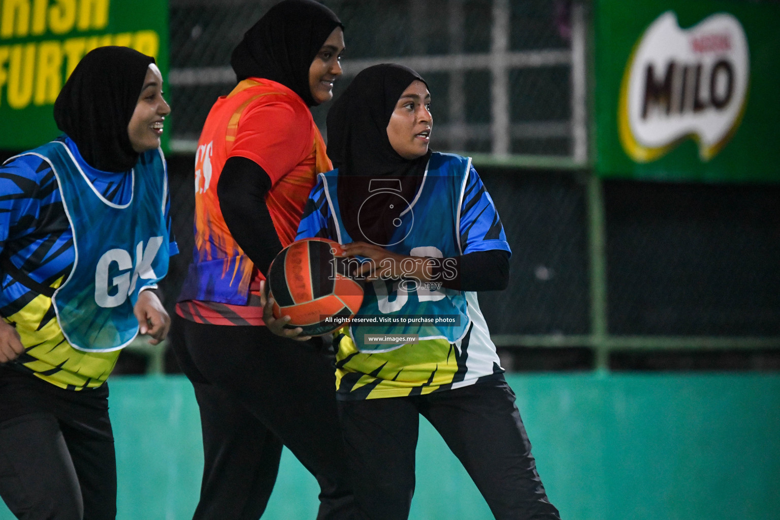 Semi Final of 20th Milo National Netball Tournament 2023, held in Synthetic Netball Court, Male', Maldives on 9th June 2023 Photos: Nausham Waheed/ Images.mv