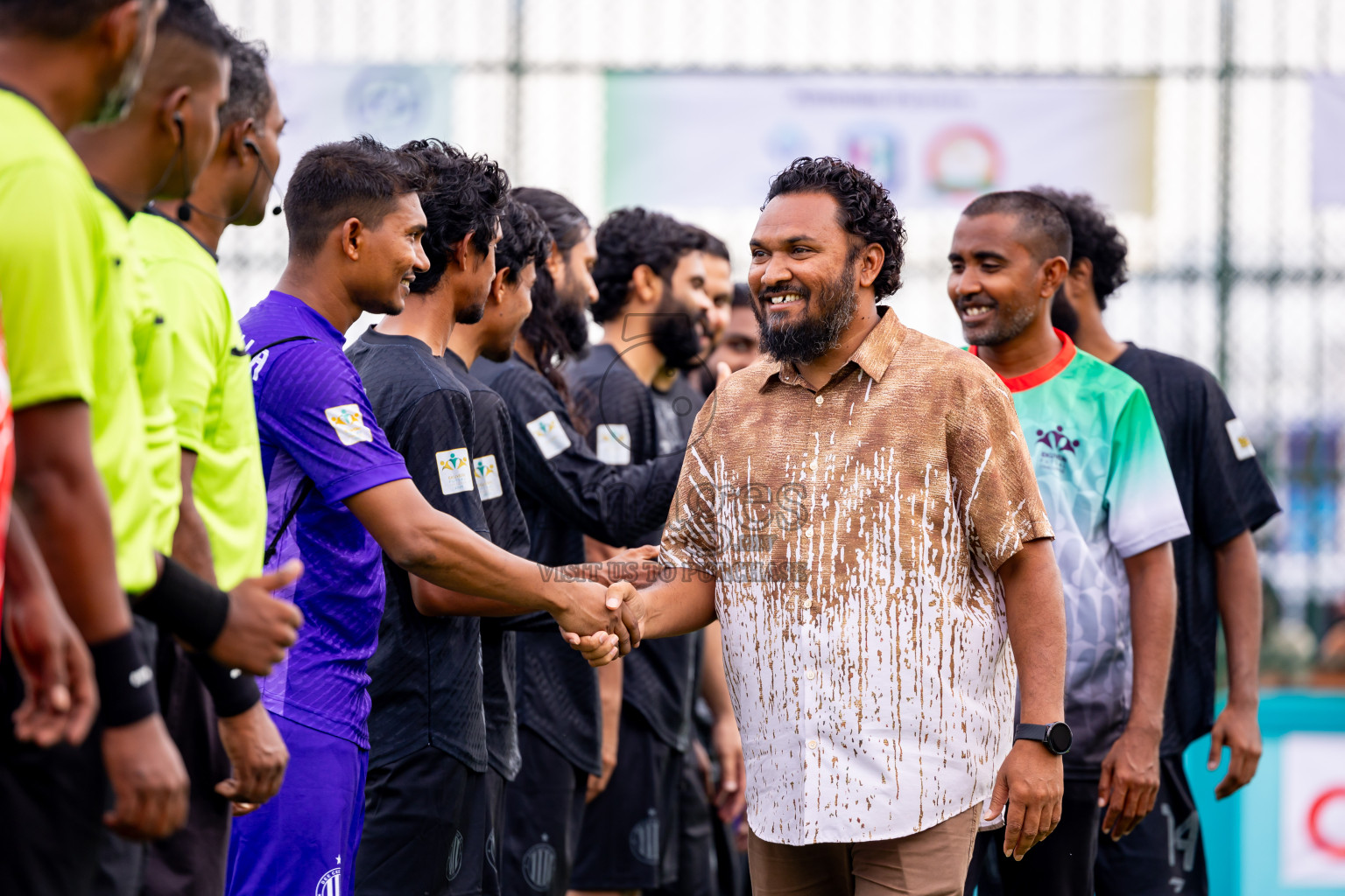 Raiymandhoo FC vs Dee Cee Jay SC in Day 1 of Laamehi Dhiggaru Ekuveri Futsal Challenge 2024 was held on Friday, 26th July 2024, at Dhiggaru Futsal Ground, Dhiggaru, Maldives Photos: Nausham Waheed / images.mv