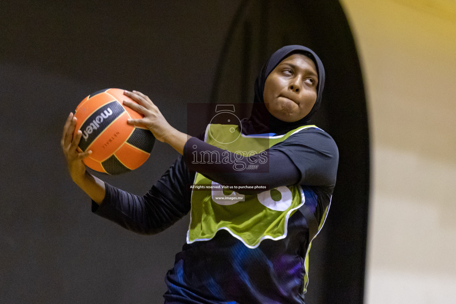 Lorenzo Sports Club vs Youth United Sports Club in the Milo National Netball Tournament 2022 on 20 July 2022, held in Social Center, Male', Maldives. Photographer: Hassan Simah / Images.mv