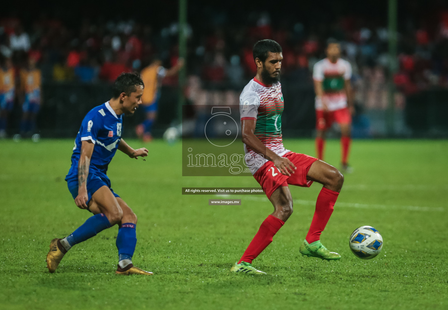 Maldives vs Nepal in SAFF Championship 2021 held on 1st October 2021 in Galolhu National Stadium, Male', Maldives