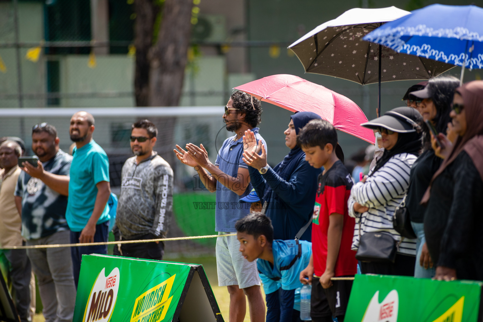 Day 3 of MILO Academy Championship 2024 - U12 was held at Henveiru Grounds in Male', Maldives on Saturday, 6th July 2024. Photos: Mohamed Mahfooz Moosa / images.mv