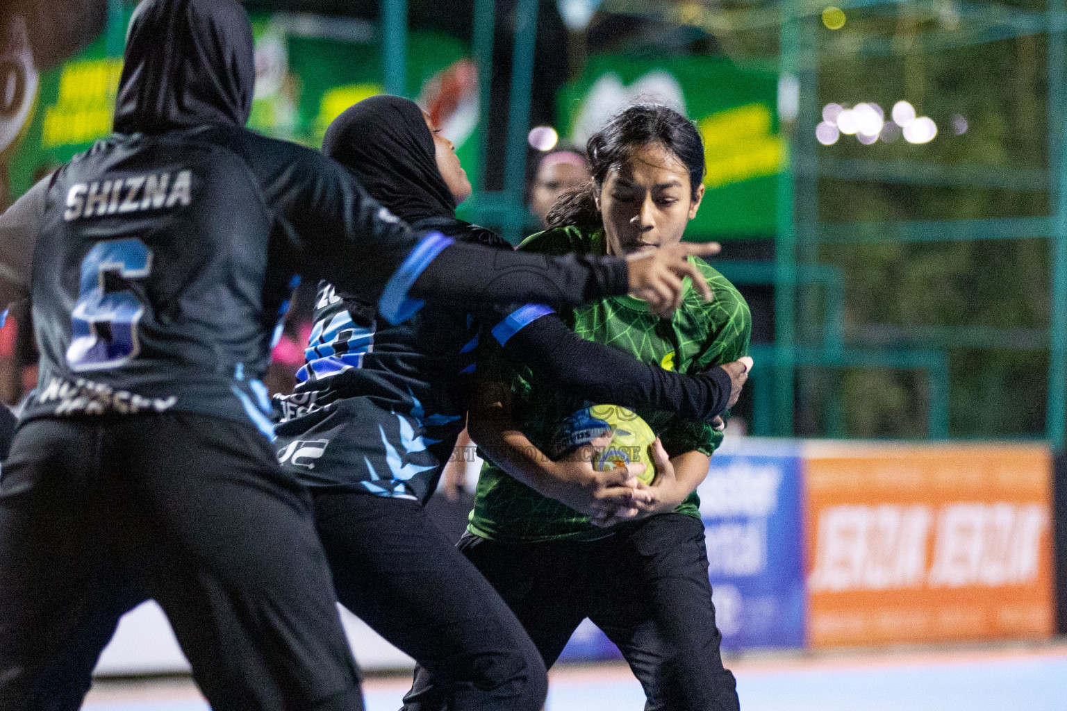 Day 20 of 10th National Handball Tournament 2023, held in Handball ground, Male', Maldives on Wednesday, 20th December 2023 Photos: Nausham Waheed/ Images.mv