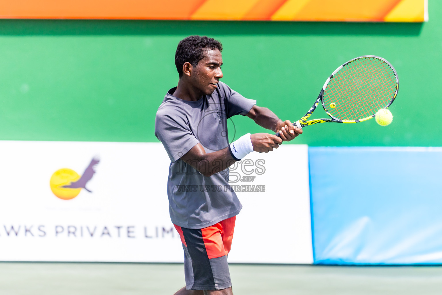 Day 9 of ATF Maldives Junior Open Tennis was held in Male' Tennis Court, Male', Maldives on Friday, 20th December 2024. Photos: Nausham Waheed/ images.mv