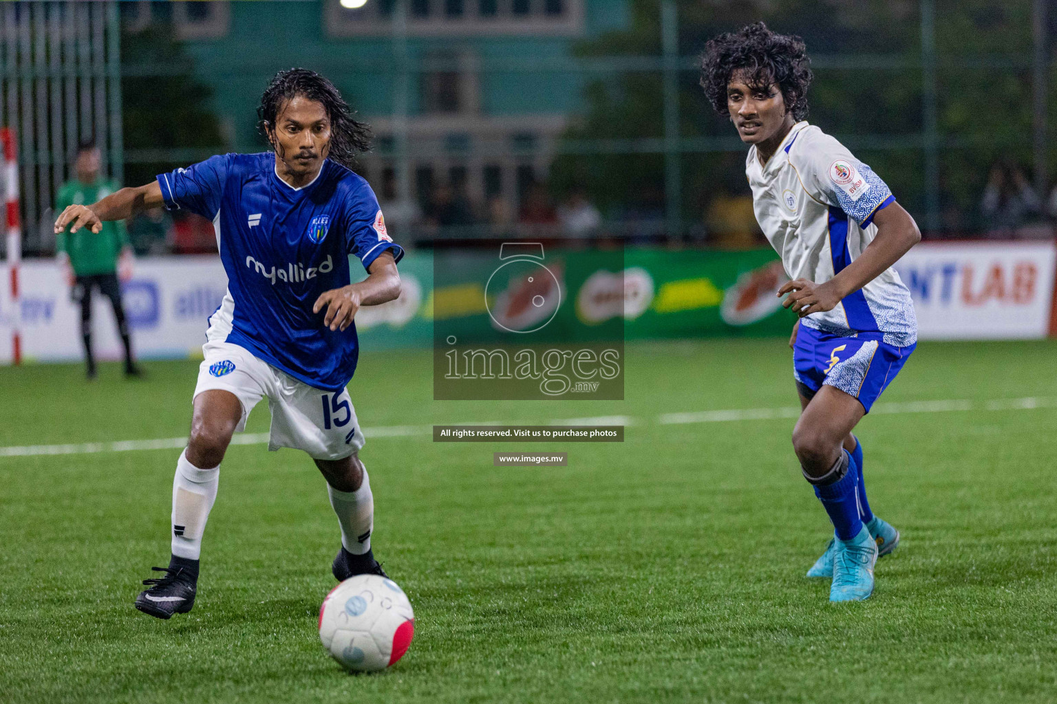 Team Allied vs Muleeaage RC in Club Maldives Cup 2022 was held in Hulhumale', Maldives on Wednesday, 12th October 2022. Photos: Ismail Thoriq/ images.mv