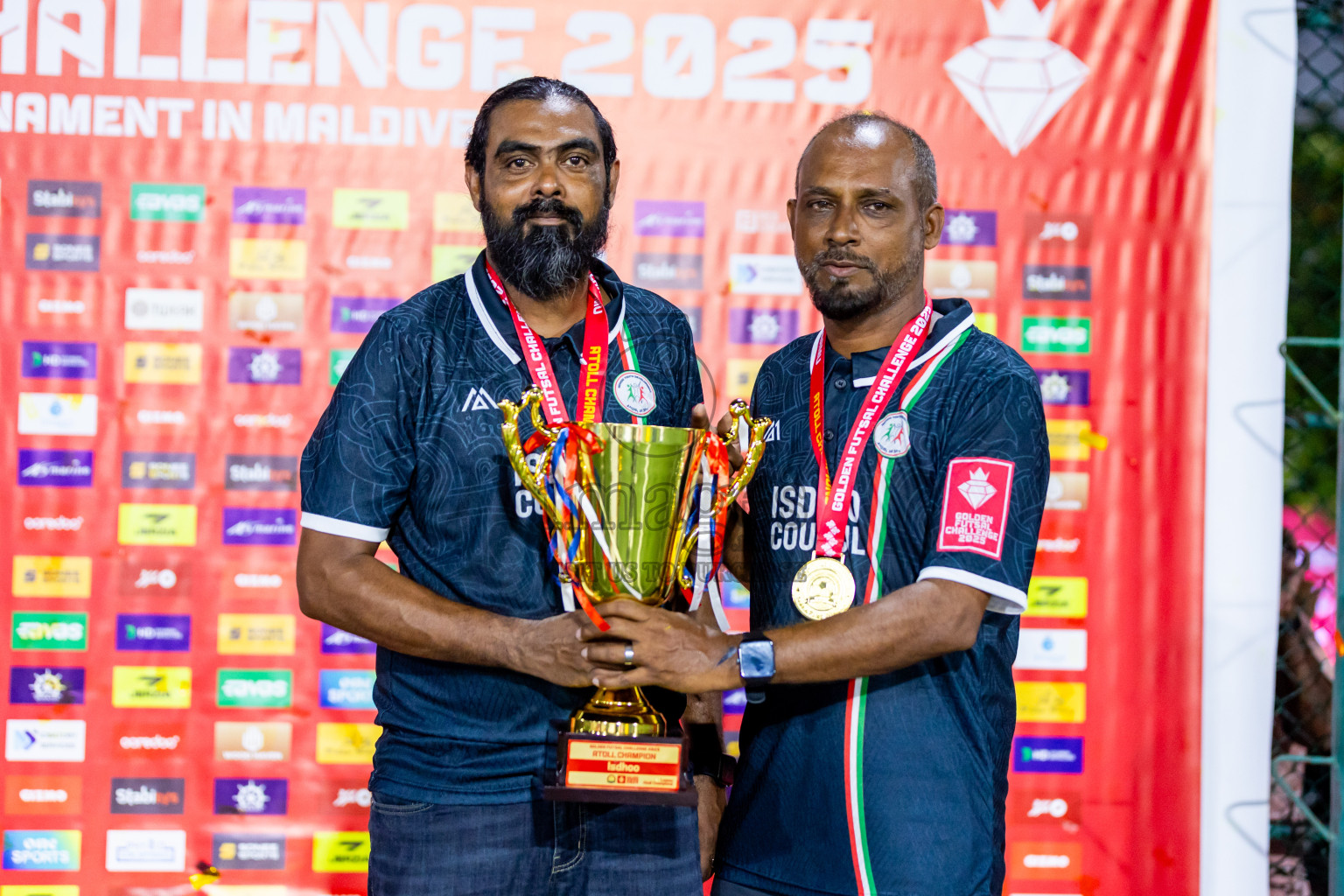 L Gan vs L Isdhoo in Laamu Atoll Finals Day 26 of Golden Futsal Challenge 2025 was held on Thursday , 30th January 2025, in Hulhumale', Maldives. Photos: Nausham Waheed / images.mv