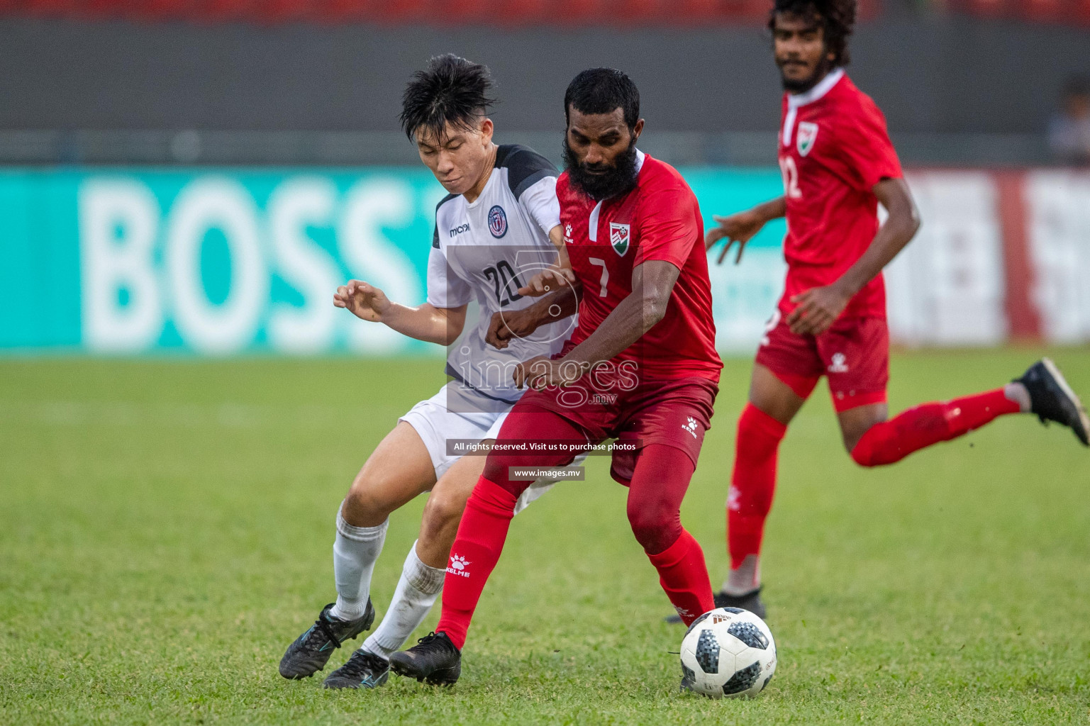 Maldives vs Guam in FIFA World Cup Qatar 2022 & AFC Asian Cup China 2023 Qualifier on 19th November 2019 in Male, Maldives Photos: Suadhu Abdul Sattar /images.mv