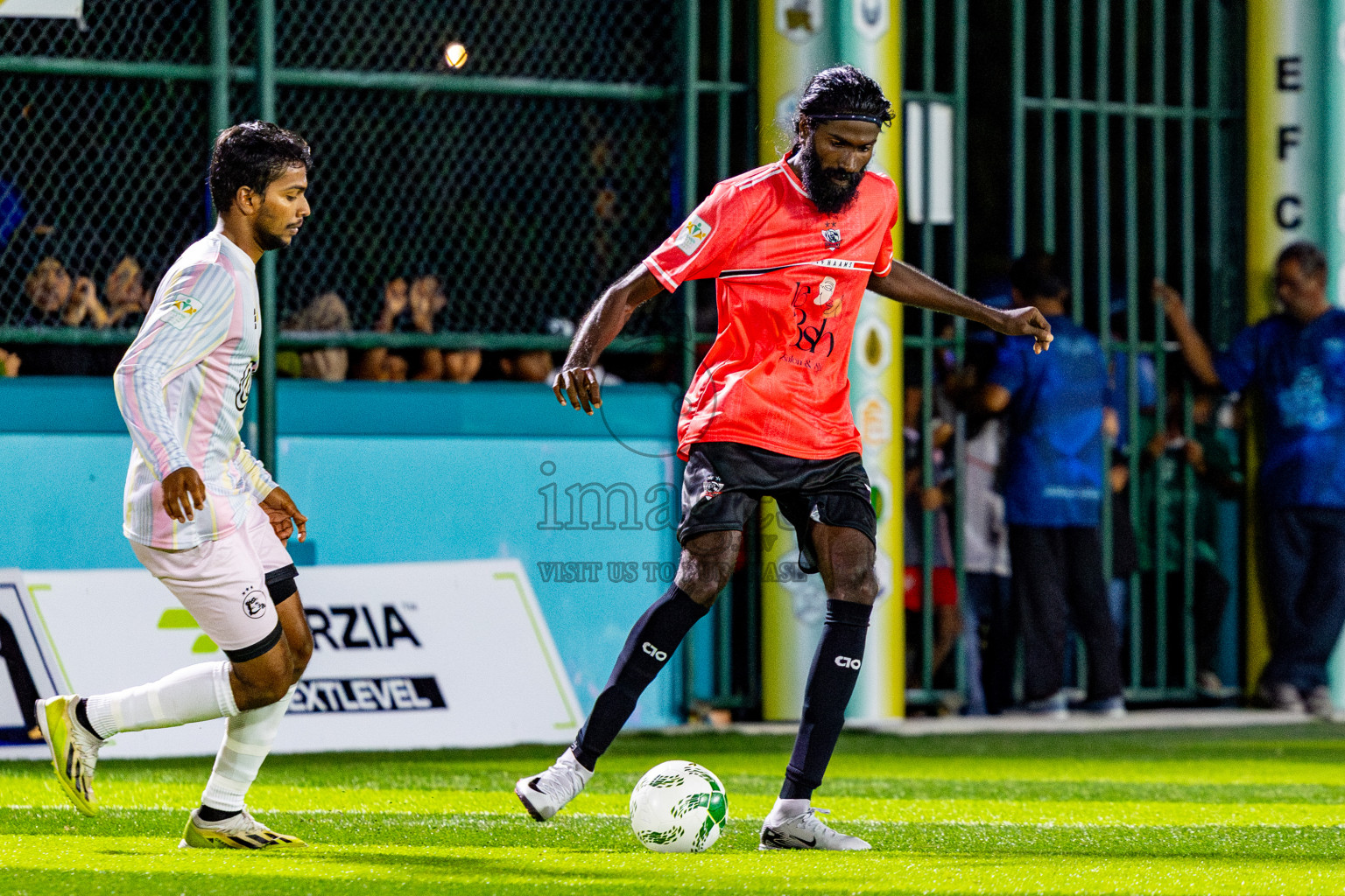 Ifhaams vs J Kovi Goani in Day 1 of Laamehi Dhiggaru Ekuveri Futsal Challenge 2025 was held on Thursday, 24th July 2025, at Dhiggaru Futsal Ground, Dhiggaru, Maldives Photos: Nausham Waheed / images.mv
