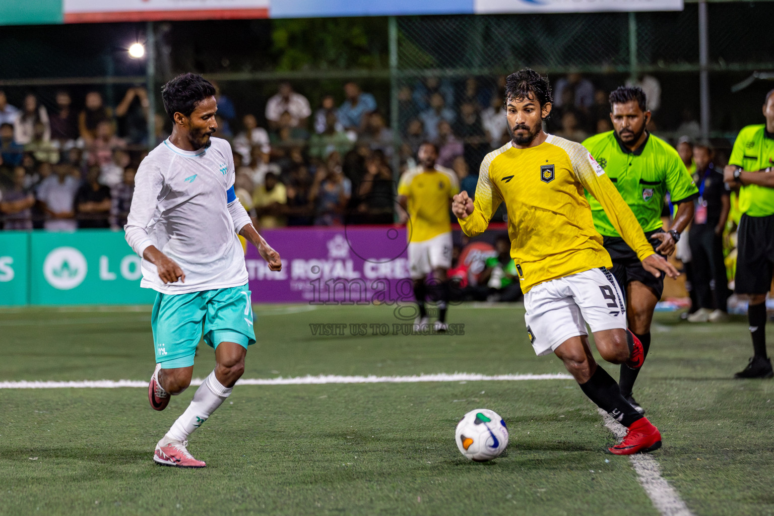 RRC vs MPL in the Semi Finals of Club Maldives Cup 2024 held in Rehendi Futsal Ground, Hulhumale', Maldives on Monday, 14th October 2024. 
Photos: Hassan Simah / images.mv