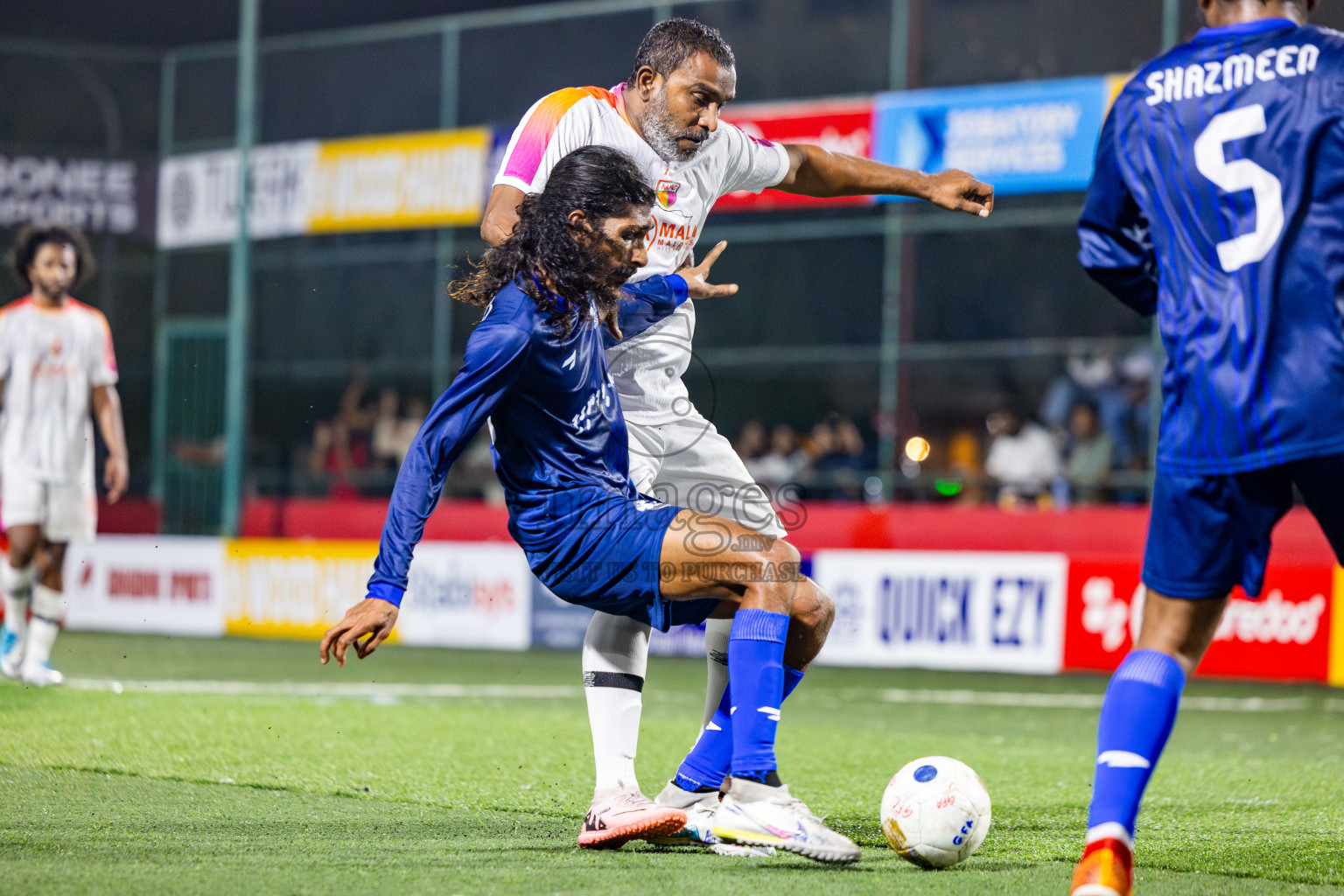 GA Maamendhoo VS GA Villingili in Day 8 of Golden Futsal Challenge 2025 was held on Sunday, 12th January 2025, in Hulhumale', Maldives Photos: Nausham Waheed , Ismail Thoriq / images.mv