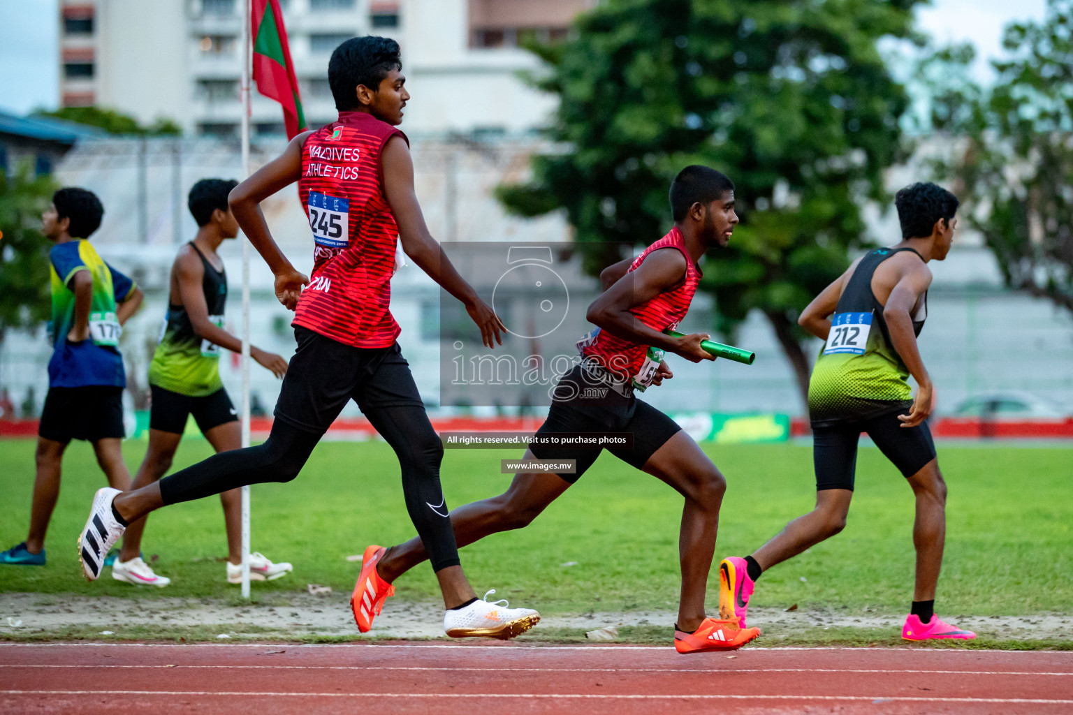 Day 2 of National Athletics Championship 2023 was held in Ekuveni Track at Male', Maldives on Friday, 24th November 2023. Photos: Hassan Simah / images.mv