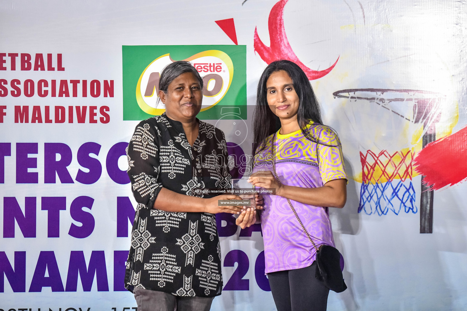 Final of Inter-School Parents Netball Tournament was held in Male', Maldives on 4th December 2022. Photos: Nausham Waheed / images.mv