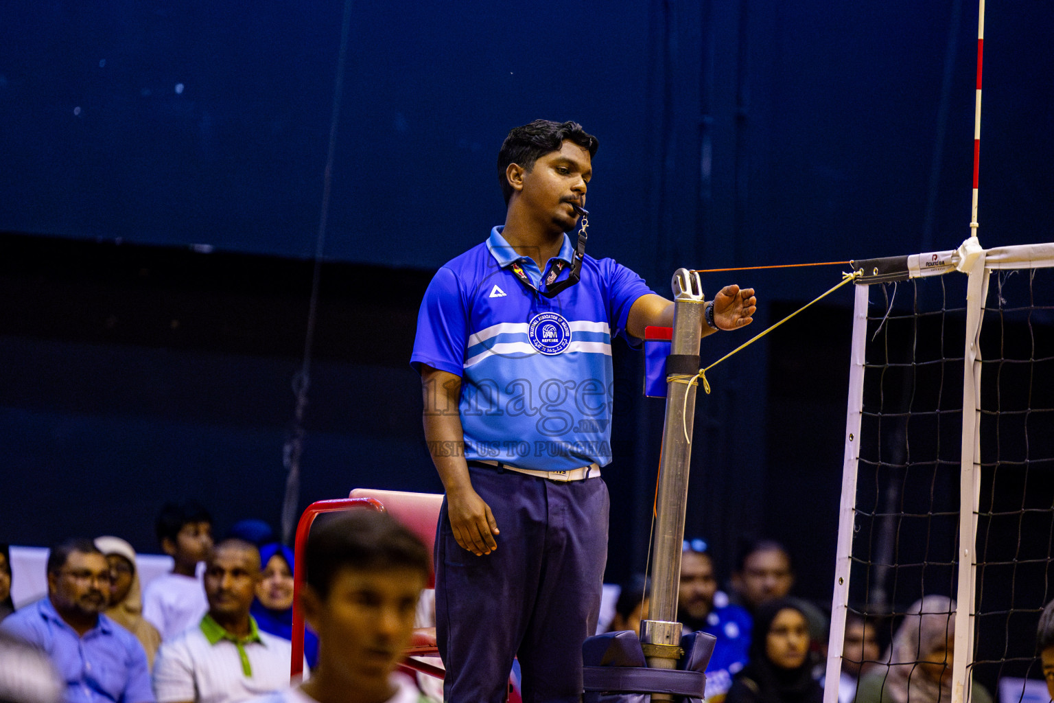 Finals of Interschool Volleyball Tournament 2024 was held in Social Center at Male', Maldives on Friday, 6th December 2024. Photos: Nausham Waheed / images.mv