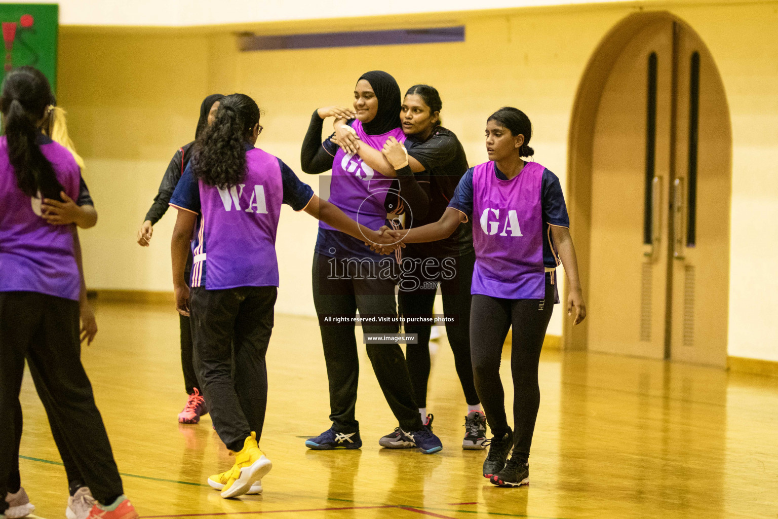 Kulhudhuffushi Youth & R.C vs Shining Star Sports Club in the Semi Finals of Milo National Netball Tournament 2021 held on 3 December 2021 in Male', Maldives, photos by Maanish