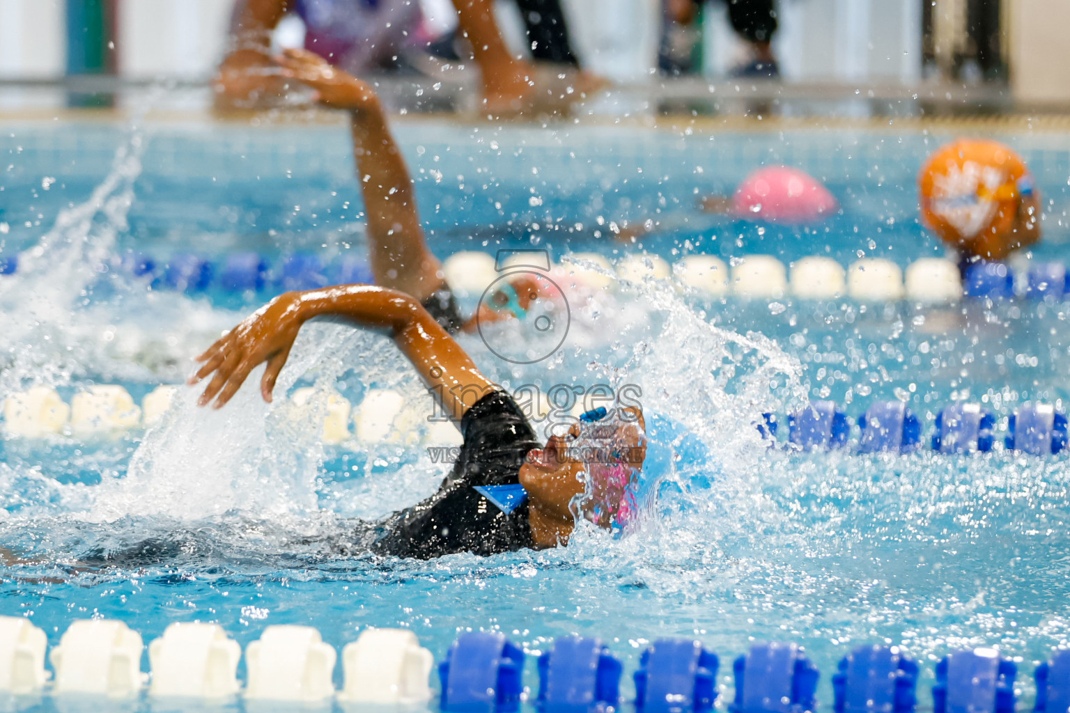 Day 4 of BML 6th National Kids Swimming Kids Festival 2025 held in Hulhumale', Maldives on Thursday, 6th November 2024. 
Photos: Hassan Simah / images.mv