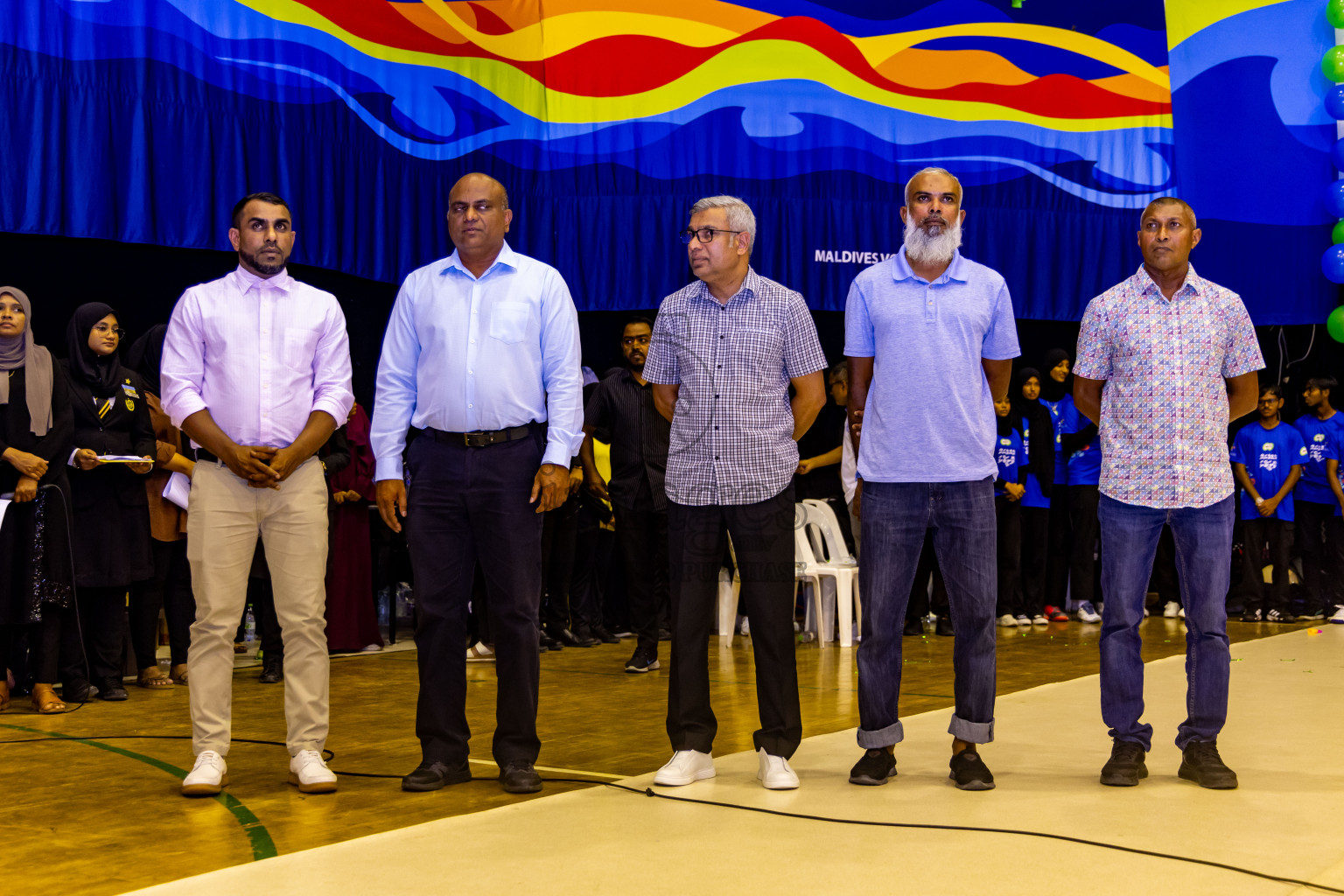 Finals of Interschool Volleyball Tournament 2024 was held in Social Center at Male', Maldives on Friday, 6th December 2024. Photos: Nausham Waheed / images.mv