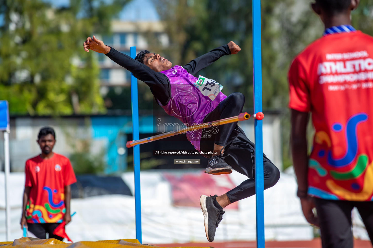 Day two of Inter School Athletics Championship 2023 was held at Hulhumale' Running Track at Hulhumale', Maldives on Sunday, 15th May 2023. Photos: Nausham Waheed / images.mv