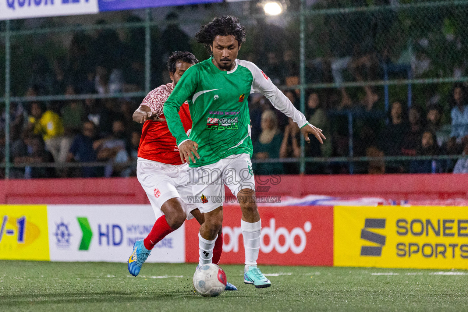 L Maavah vs L Kalaidhoo in Day 3 of Golden Futsal Challenge 2024 was held on Wednesday, 17th January 2024, in Hulhumale', Maldives
Photos: Ismail Thoriq / images.mv