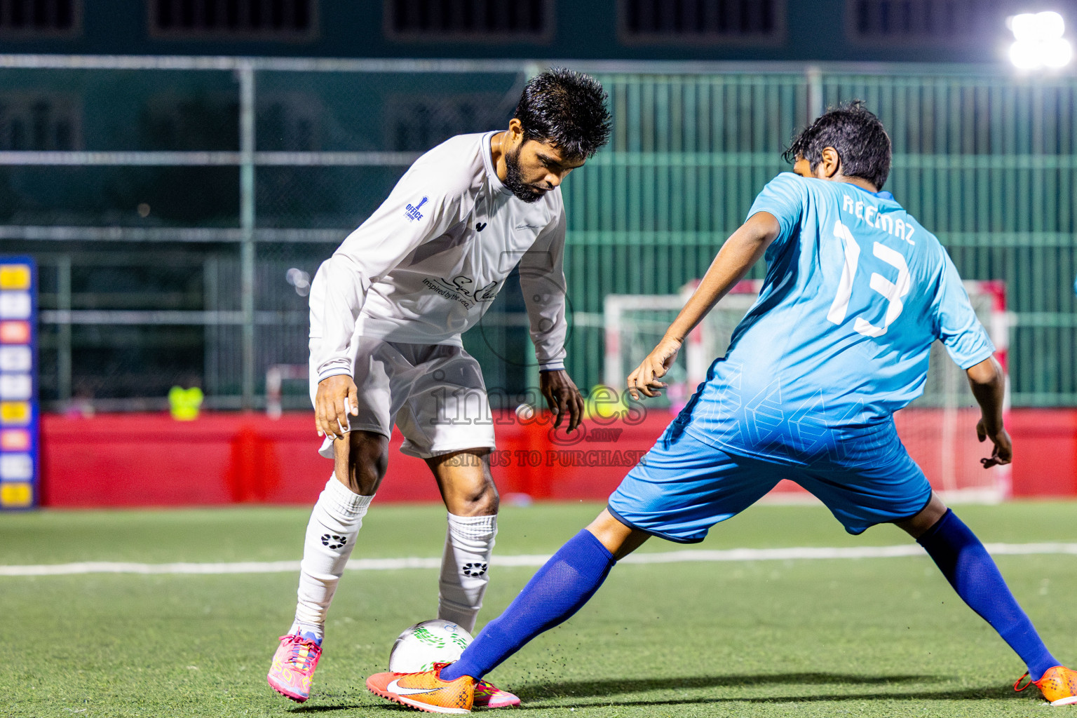 Silver Sands vs Club Apollo in Day 8 of Office League 2025 was held on Wednesday, 23rd April 2025 in Hulhumale', Maldives. Photos: Nausham Waheed  / images.mv