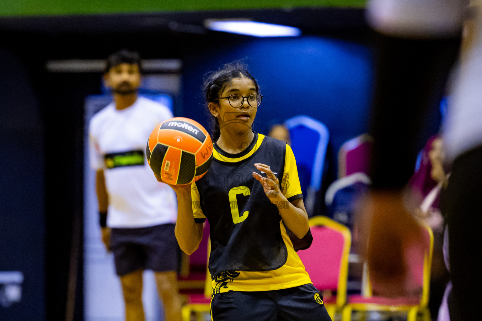 Day 6 of 25th Inter-School Netball Tournament was held in Social Center at Male', Maldives on Thursday, 15th August 2024. Photos: Nausham Waheed / images.mv