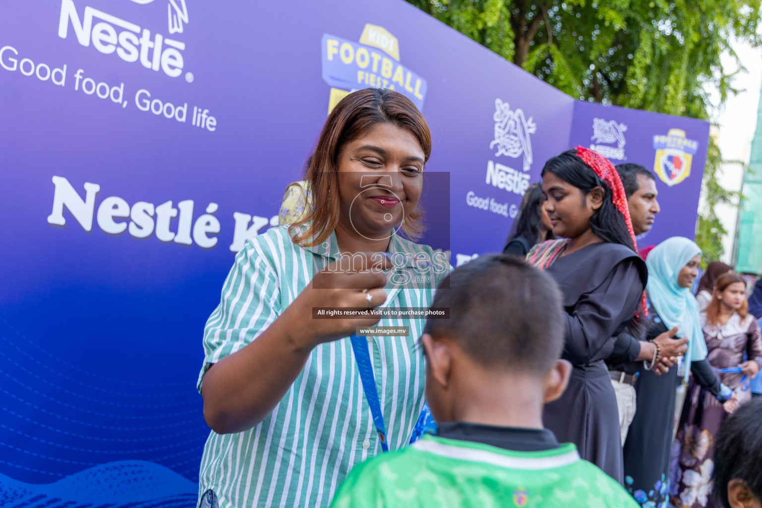 Day 4 of Nestle Kids Football Fiesta, held in Henveyru Football Stadium, Male', Maldives on Saturday, 14th October 2023
Photos: Ismail Thoriq / images.mv