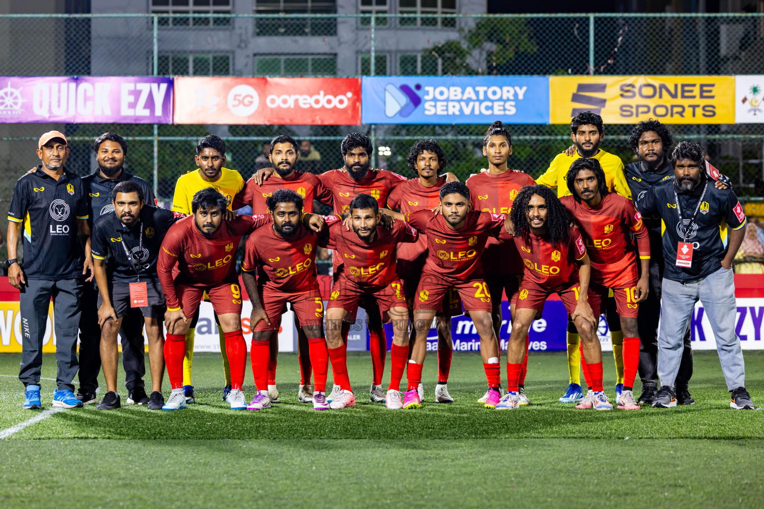 GA Gemanafushi VS GA Nilandhoo in Day 8 of Golden Futsal Challenge 2025 was held on Sunday, 12th January 2025, in Hulhumale', Maldives Photos: Nausham Waheed , Ismail Thoriq / images.mv