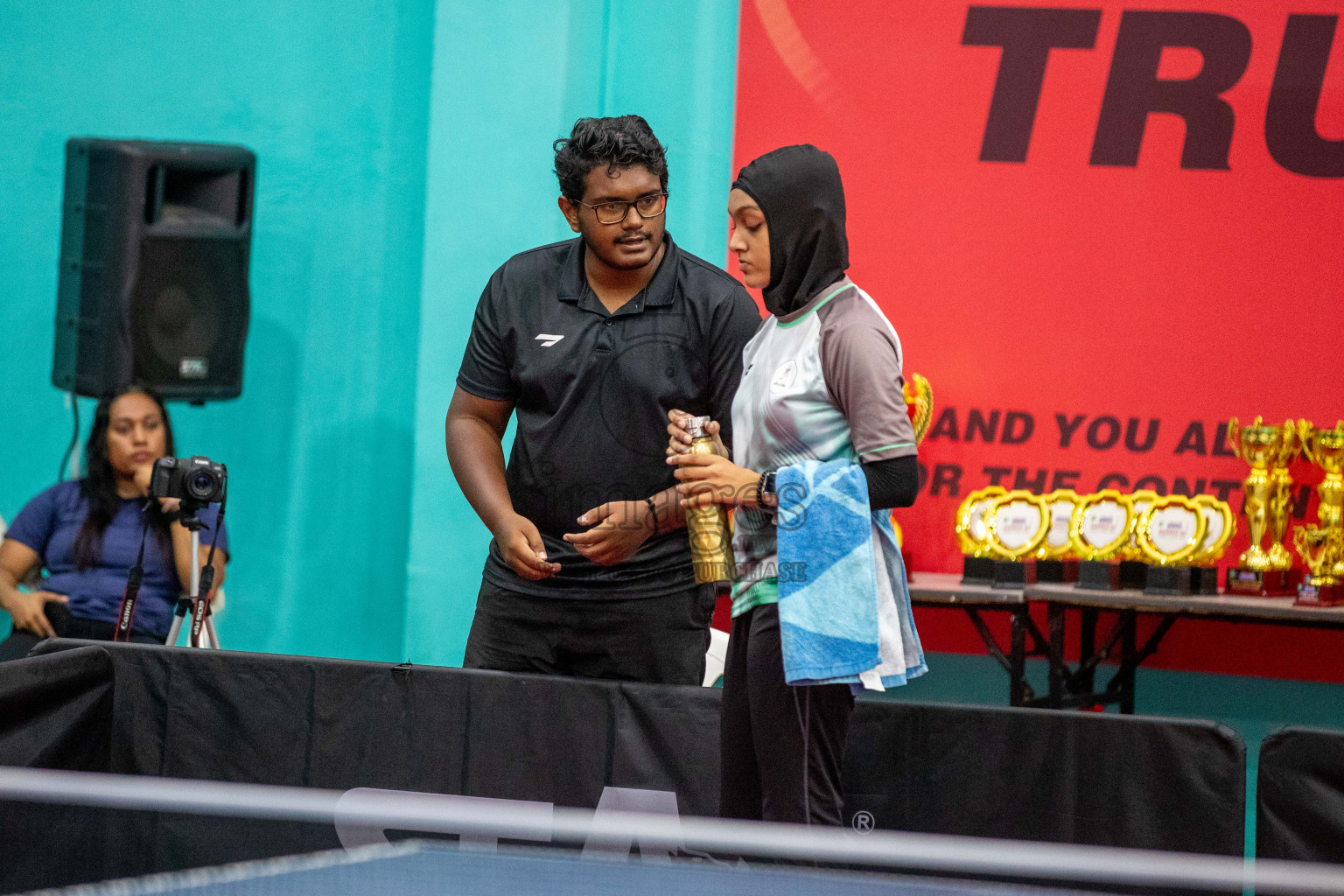 Senior Finals and Awarding ceremony of Interschool Table Tennis Tournament 2024 was held in Male' TT Hall, Male', Maldives on Saturday, 10th August 2024.
Photos: Ismail Thoriq / images.mv