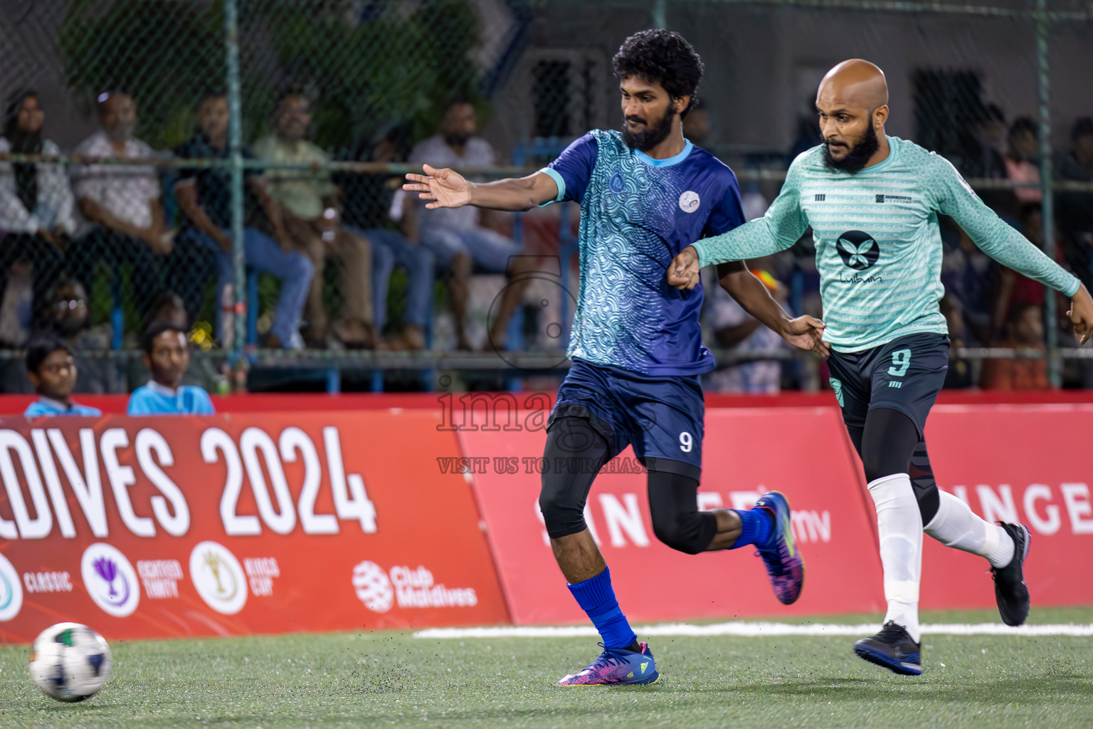 Dharumavantha vs Thauleemee Gulhun in Club Maldives Classic 2024 held in Rehendi Futsal Ground, Hulhumale', Maldives on Saturday, 14th September 2024. Photos: Ismail Thoriq / images.mv